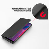 WE Etui folio CLASSIQUE XIAOMI REDMI 8A Noir