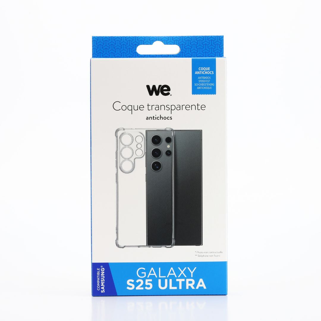 WE Coque de protection TPU SAMSUNG GALAXY S25 ULTRA Transparent