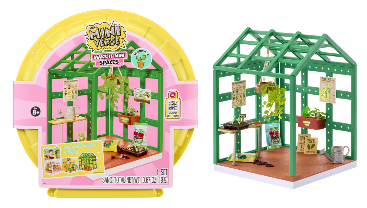 MGA's Miniverse - Spaces Starter Pack - Serre - Des 8 ans -  Jeu de construction - Personnalisation - DIY - Art créatif