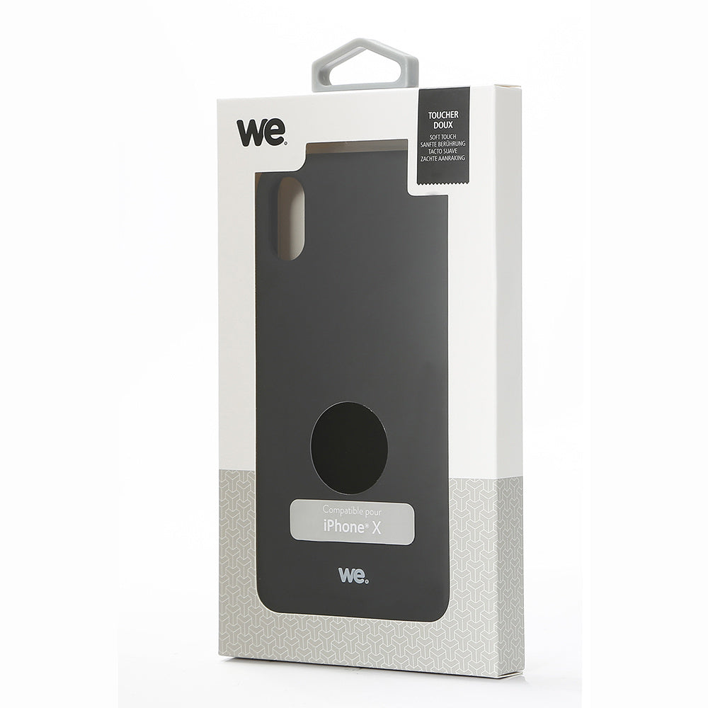 We Coque de protection SILICONE APPLE IPHONE X Noir