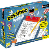 Jeu créatif - NATHAN - Dessinéo Manga - Tablette lumineuse pour créer des mangas