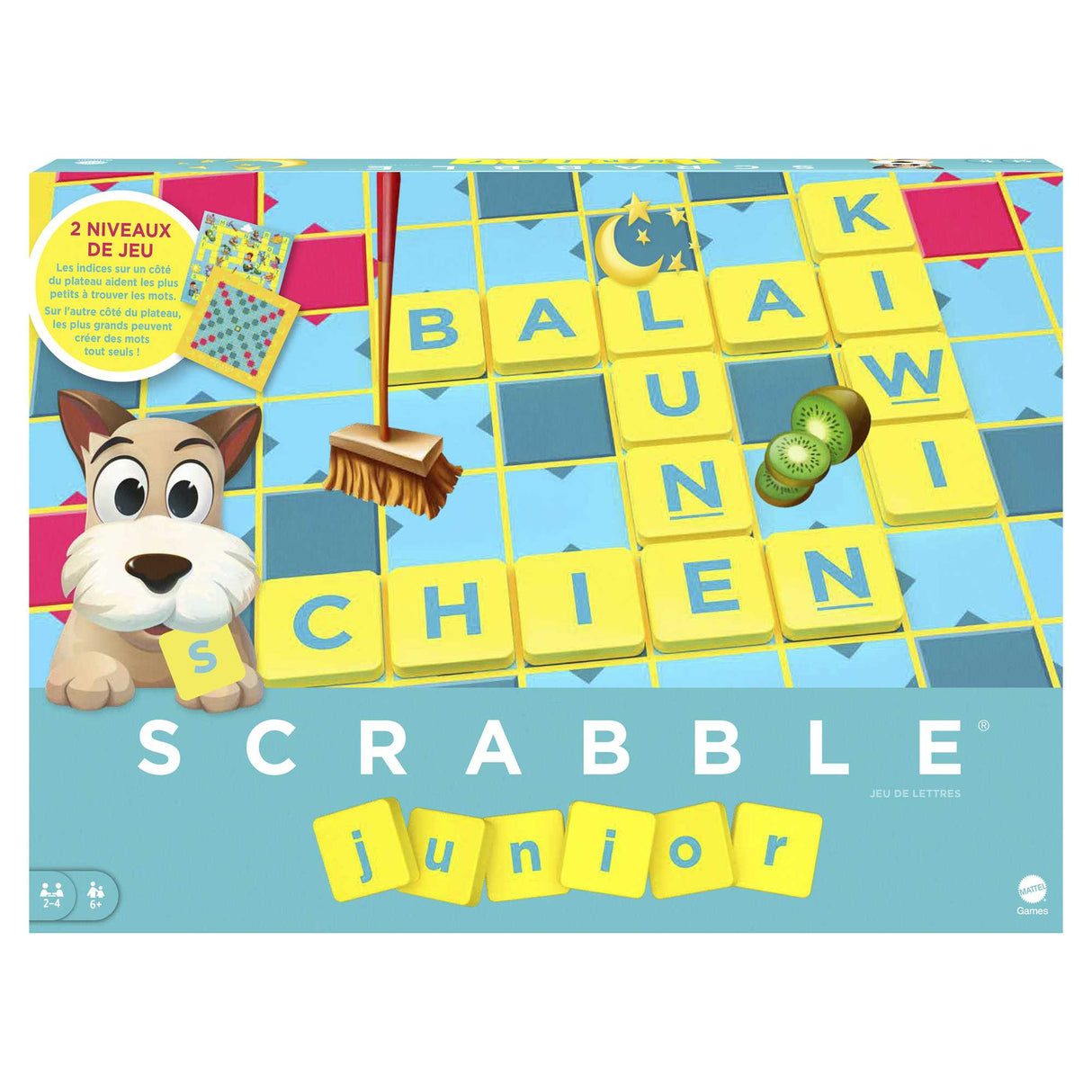 Mattel Games - Scrabble Junior - Jeu de Société - 6 ans et + Y9668