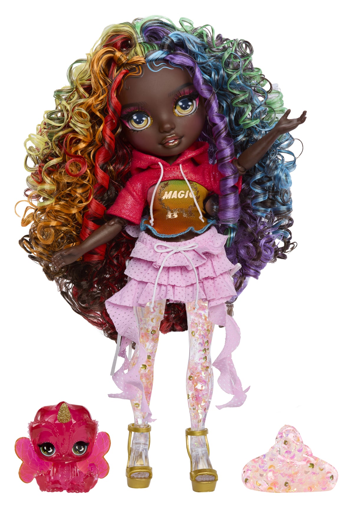 Rainbow High Rainbow Shimmers with Slime Fashion Doll - Iris (rainbow)