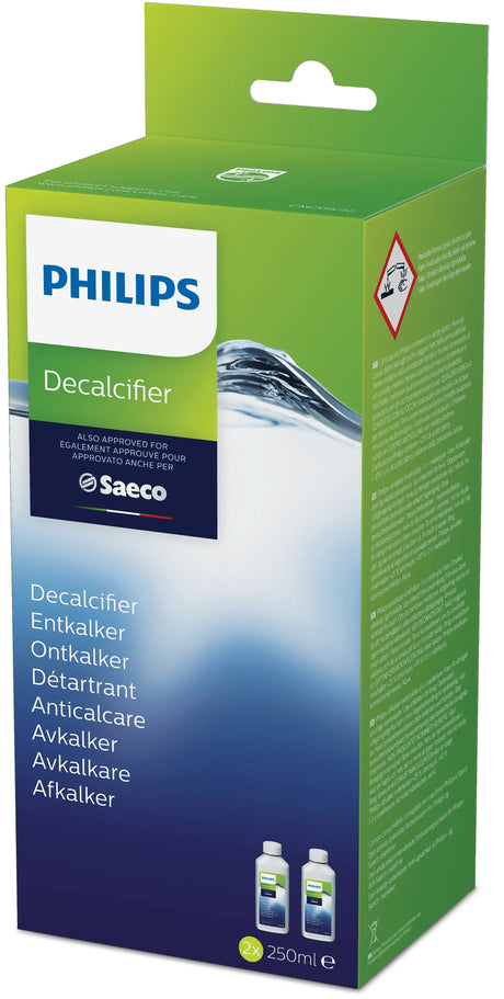 Détartrant machine a café - PHILIPS - CA6700/22 - compatible cafetieres Philips & Saeco - x2 bouteilles de 250ml