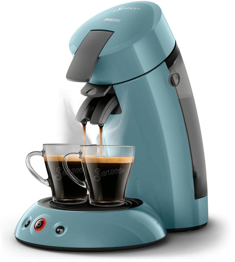 Cafetiere a dosette - PHILIPS - SENSEO - HD6553/21 - Original - Bleu Gris