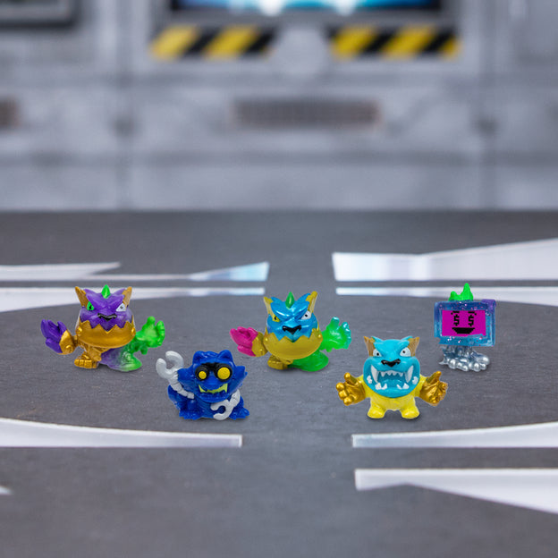 Pack de 5 minis figurines - MRBEAST LAB - SWARMS ATOMIC - Des 5 ans
