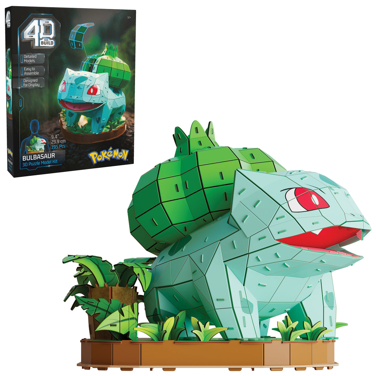 Puzzle 4D Build Pokemon - Bulbizarre (195 pièces)