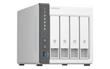 Serveur NAS Qnap TS-433 4Go - 4 baies (Blanc)