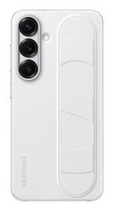Coque - Samsung - Galaxy S25 - Blanc - Fonction Support - Laniere Intťgrťe