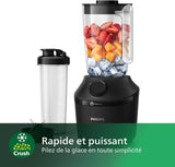 Blender mixeur - PHILIPS - HR2041/41 - Série 3000 avec gourde - 450W -1.9L - Noir