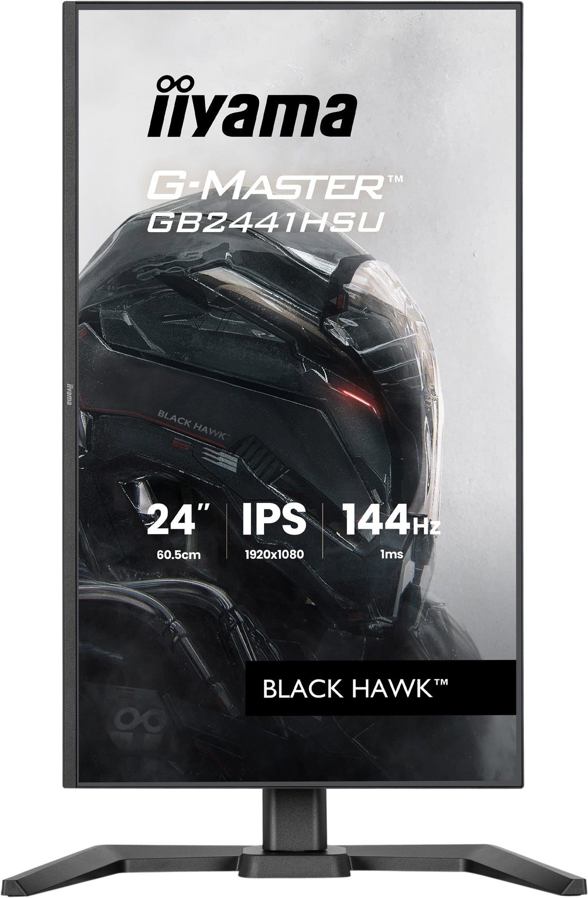 Ecran PC Gamer - IIYAMA - 24'' - FHD - 144Hz - Dalle IPS - 1ms - Réglable en hauteur - G-Master