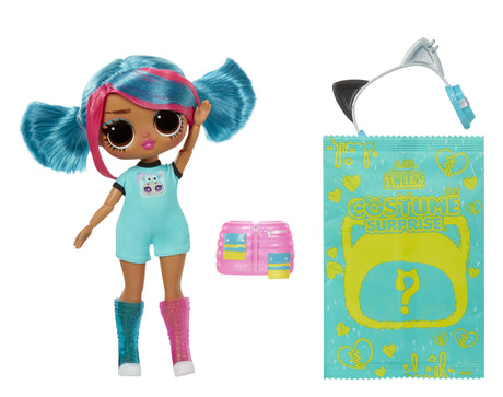 L.O.L. Surprise - Poupée Tweens Costume - Emma Emo - Poupée de 17cm + animal gonflable - Surprise a découvrir