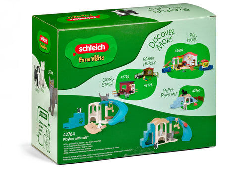Figurine Jeux pour chats, Schleich 42764 Farm World, des 3 ans