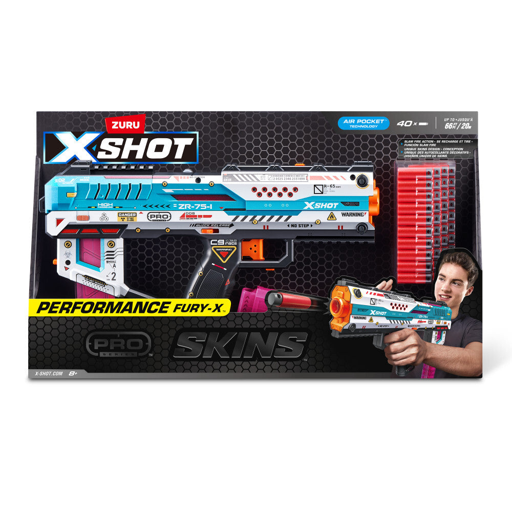 Pistolet - ZURU XSHOT - Pro Fury-X - 40 fléchettes