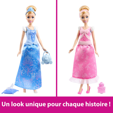 Princesses Disney-Poupée Cendrillon Et Tenues-Coffret Avec Accessoires - 3 ans+- JCR95