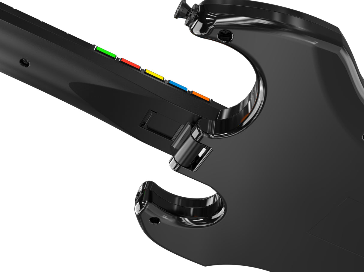 Guitare sans fil - PDP - Riffmaster - Playstation 4, playstation 5 et PC - Noir