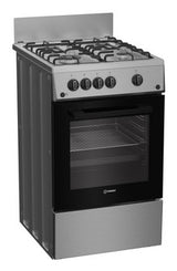 Cuisiniere a gaz - INDESIT - I5G1KMS - 4 foyers - 10,4 KWh - L50 cm - Silver