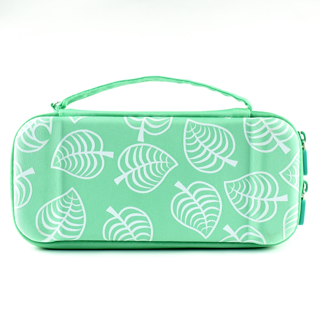 Etui de transport/rangement Nintendo Switch OLED vert : Etui, protection base +