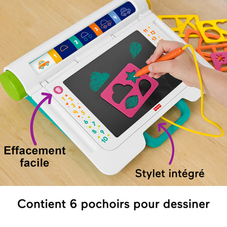 Fisher-Price - Bureau Apprentissage et Dessin - Tablette écriture - Fisher-Price - JDL70