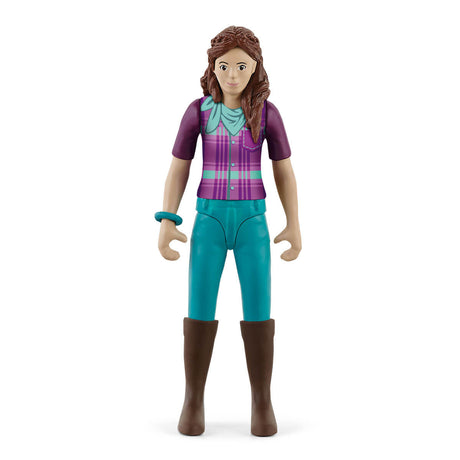 Figurine Cavaliere Lisa et Storm, coffret schleich avec 10 éléments inclus dont 1 cheval schleich hanovrien et sa cavaliere,