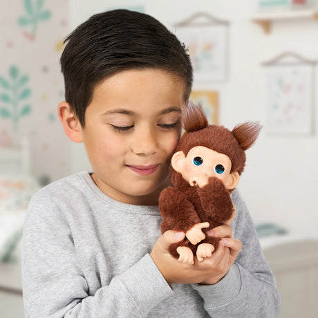 Peluche - LITTLE LIVE PETS - Mon bébé singe mini - Marron - Des 4 ans