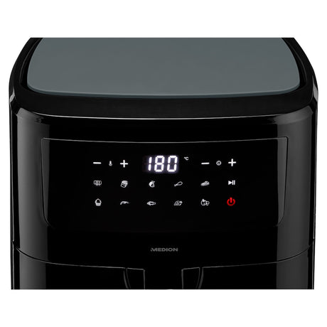 Friteuse a Air Chaud - MEDION - 50072999 - 2150 W - Ecran tactile - 9 programmes - Noir