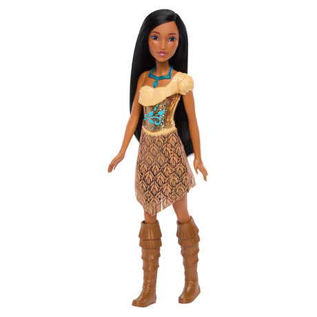 Pocahontas Poupée 29 cm, Mattel Poupée Disney Princesses habillage et accessoires HLW07
