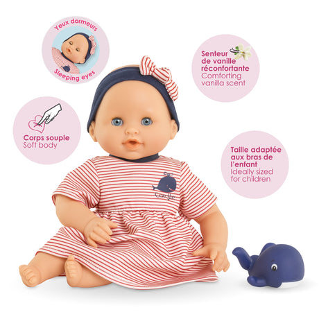 Poupon - COROLLE - Bébé Bain Calypso - 30 cm - jouet de bain - des 18 mois