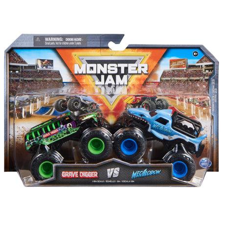 Véhicule die-cast - Spin Master - Monster Jam - 1:64 - Pack de 2 - Mixte - 3 ans et plus