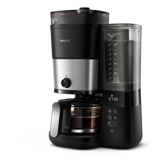 Cafetiere filtre - PHILIPS - HD7888/01 - Grind & Brew avec broyeur - 1.25L - Métal