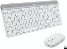 Pack 2en1 (Clavier/Souris) sans fil Logitech MK470 (Blanc)