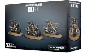 Warhammer 40k - Space Marine du Chaos Motards